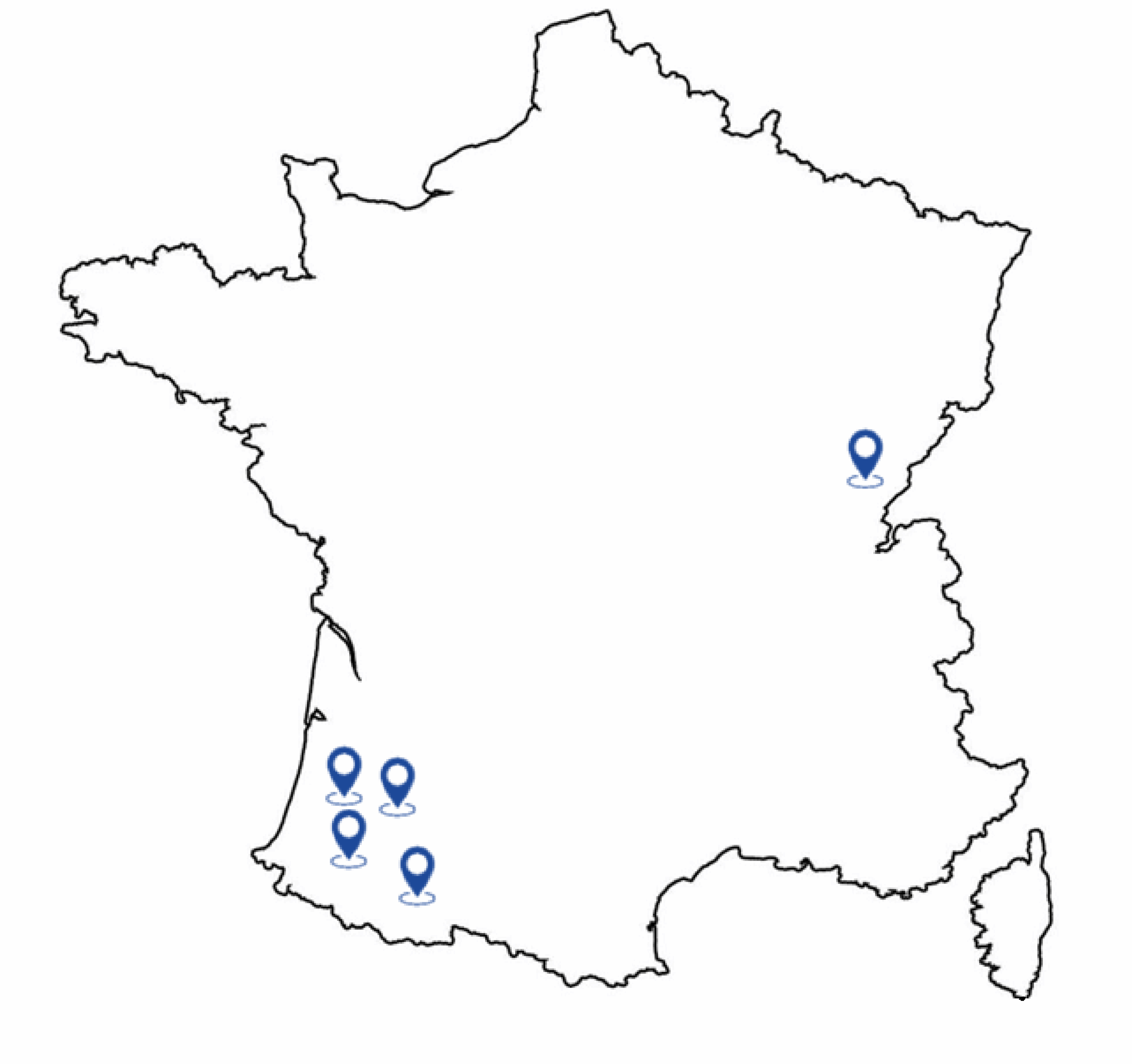 Carte des projets 2025